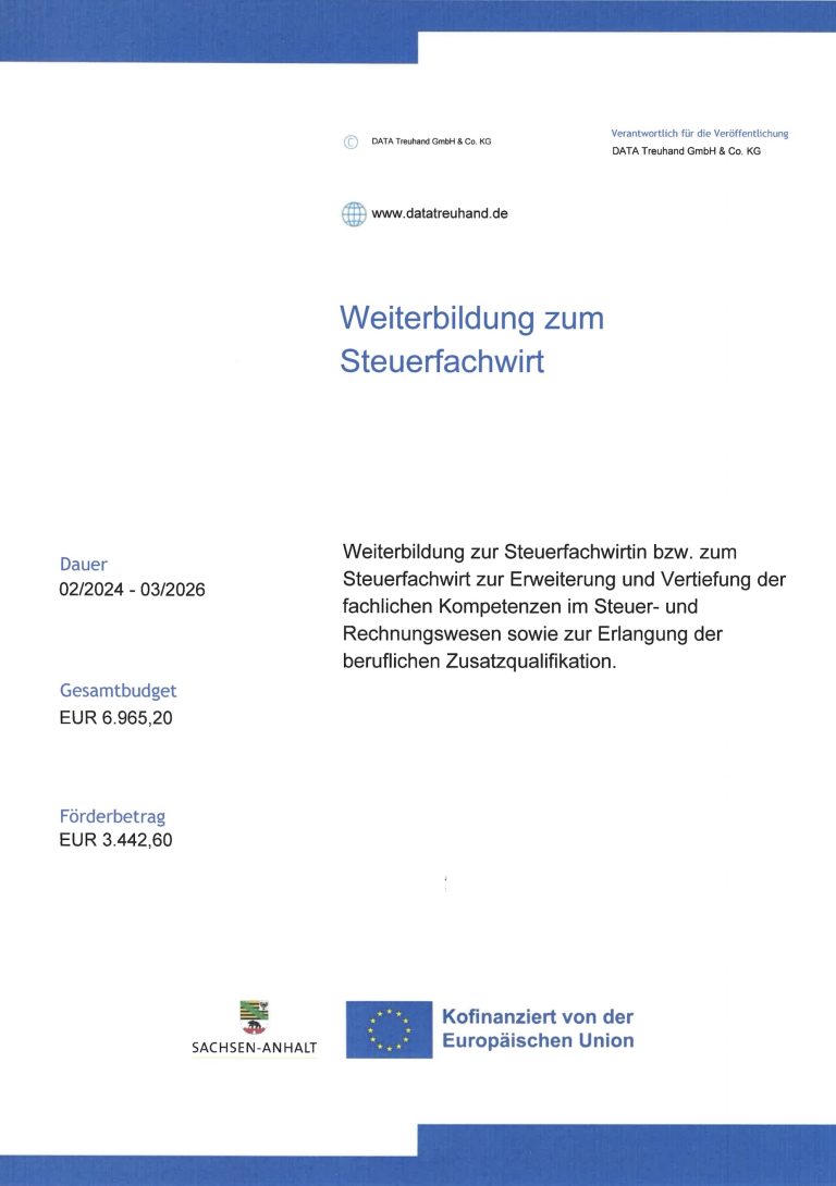 Weiterbildung zum Fachwirt