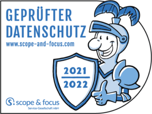scope & focus Datenschutzsiegel